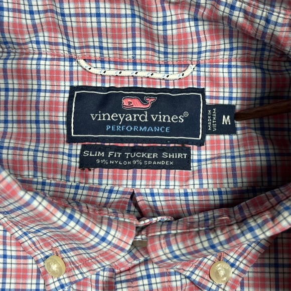 Vineyard Vines Performance Slim Fit Tucker Button Down Shirt Men's M Preppy Date - Picture 2 of 16